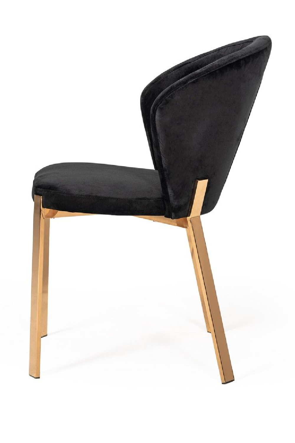 Velvet Shell Dining Chairs (2) | OROA Modern Nadia | Oroa.com