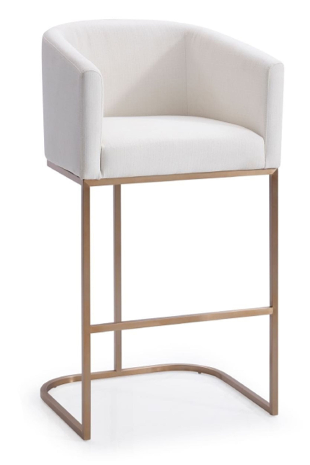 White Fabric Bar Chair | OROA Modern Yukon | Oroa.com