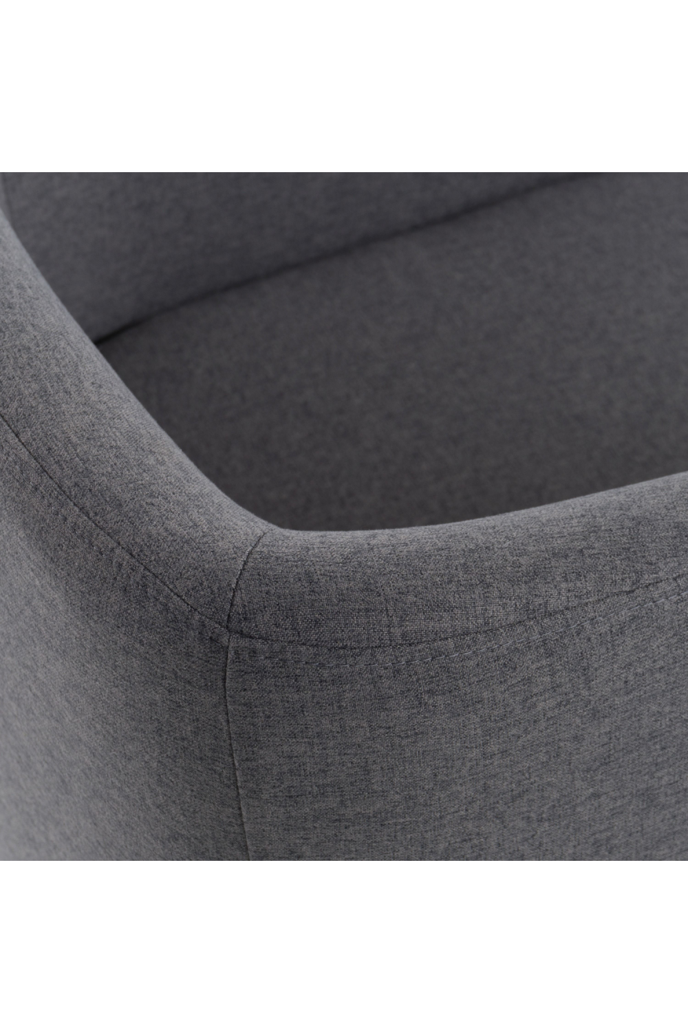 U-Shaped Brass Base Dining Chair | Oroa.com