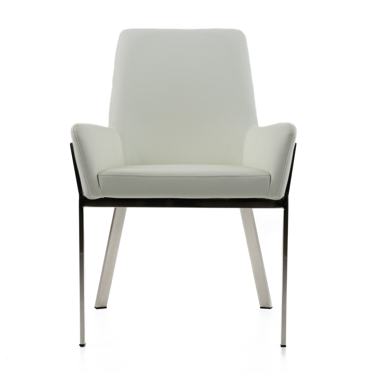 Modern European furniture - Bonded Leather Dining Armchair - www.oroa.com