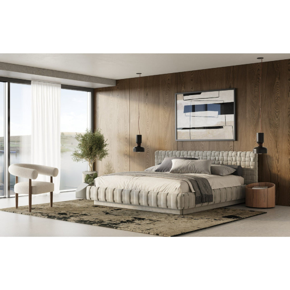 Gray Velvet Bed – Concord – alternate view 10