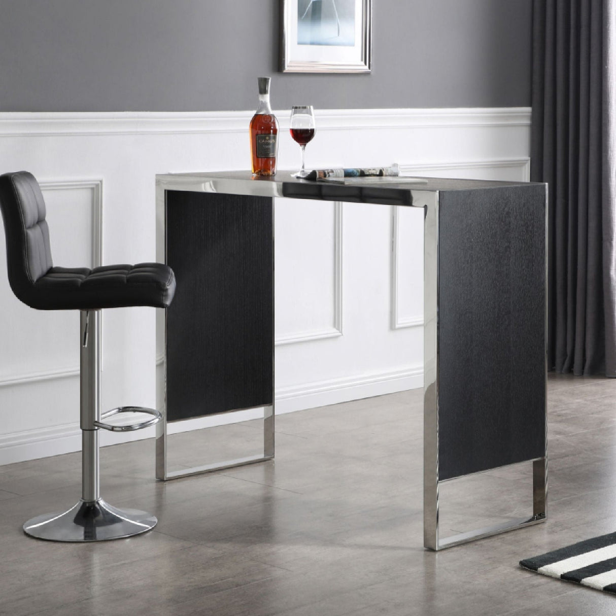 Black Oak Bar Table | OROA Modern Manston