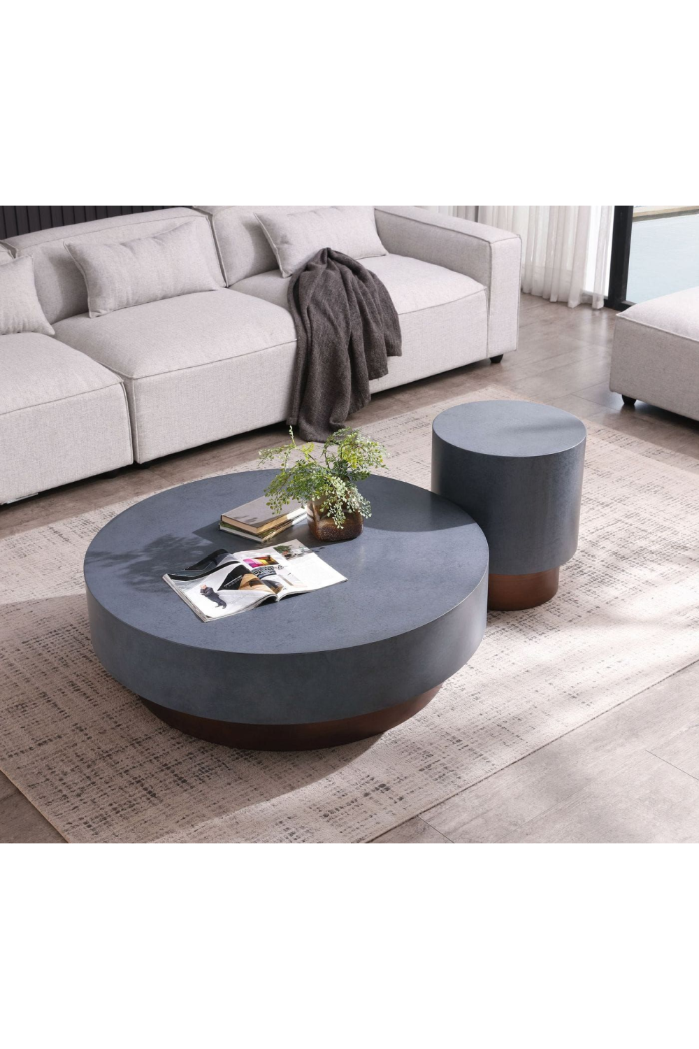 Gray Metal Coffee Table | Oroa.com