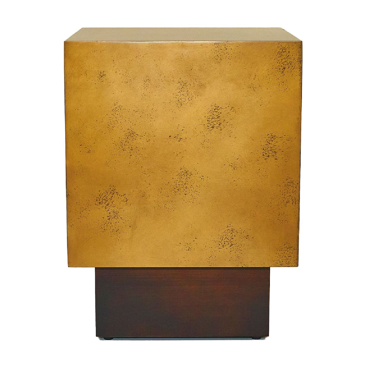 Antique Copper End Table – Derek – front view
