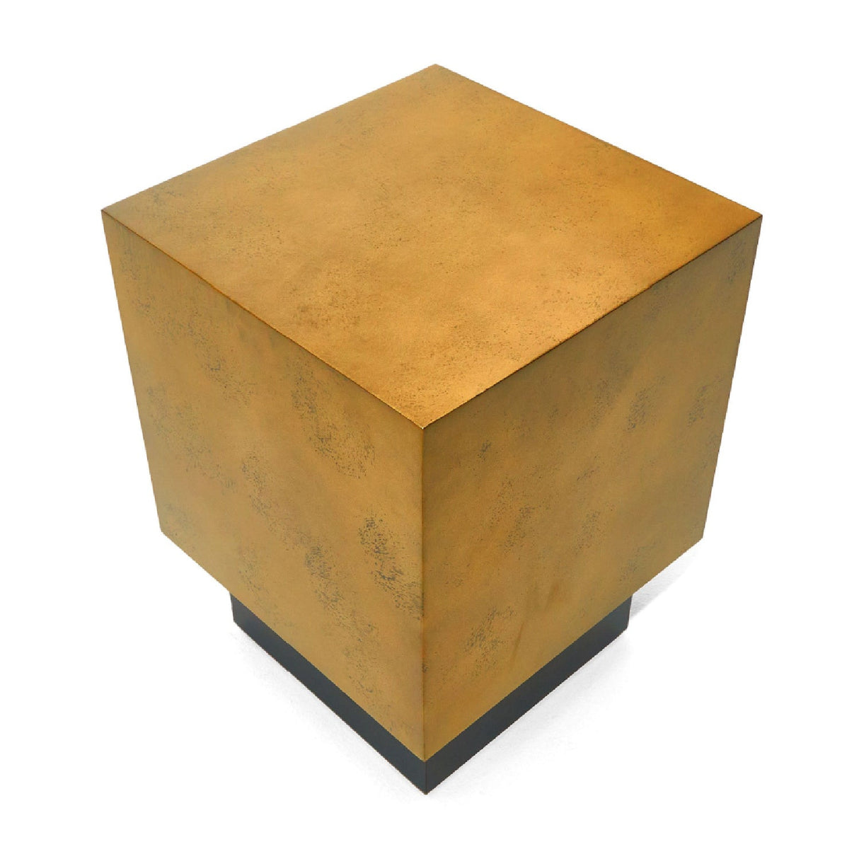 Antique Copper End Table – Derek – side view