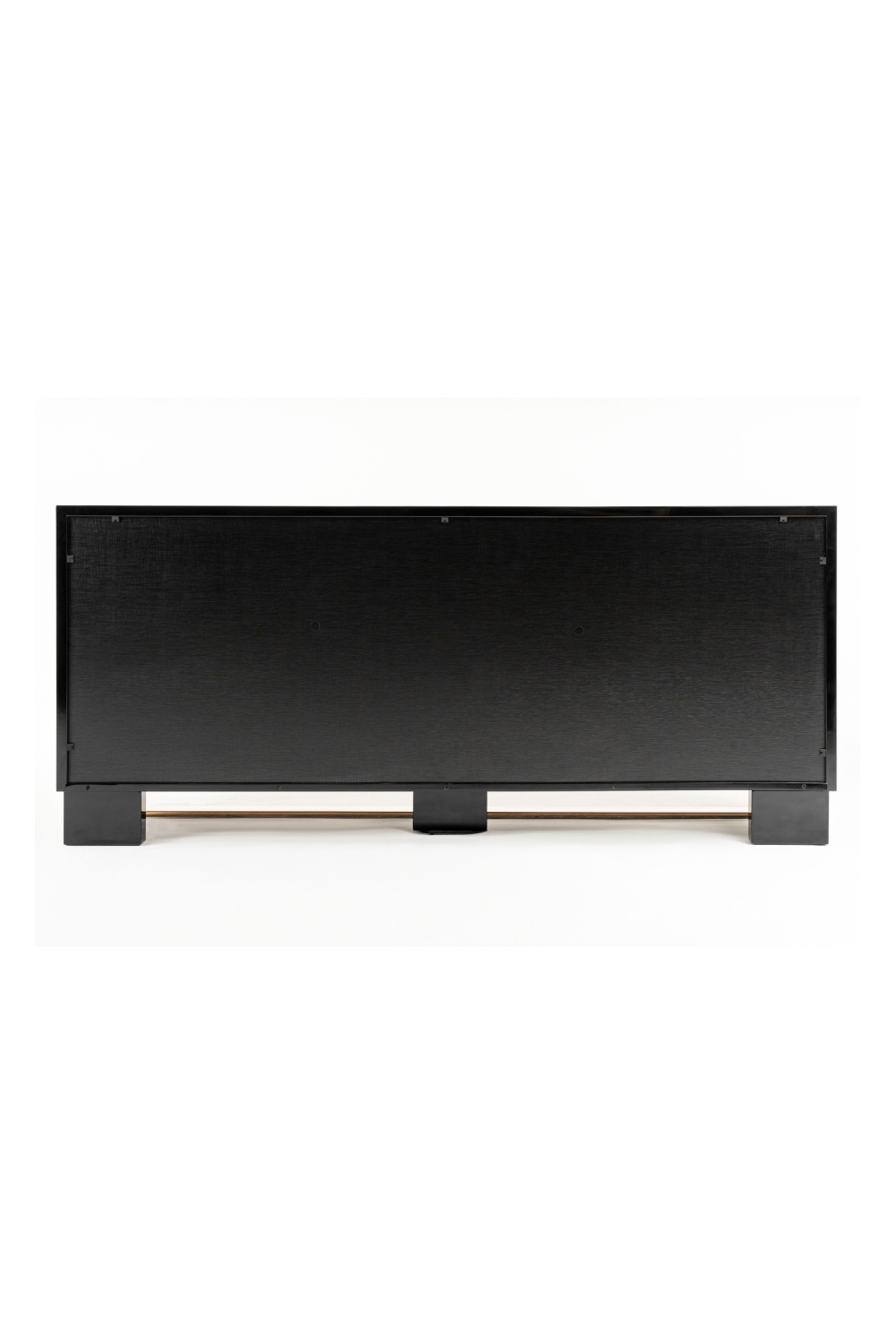Black Gloss Sideboard – Cartier – rear view