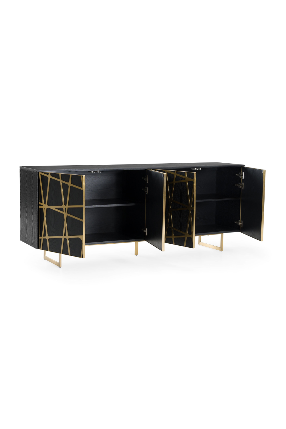 Black Oak 4-Door Sideboard | OROA Modern Kilson | Oroa.com