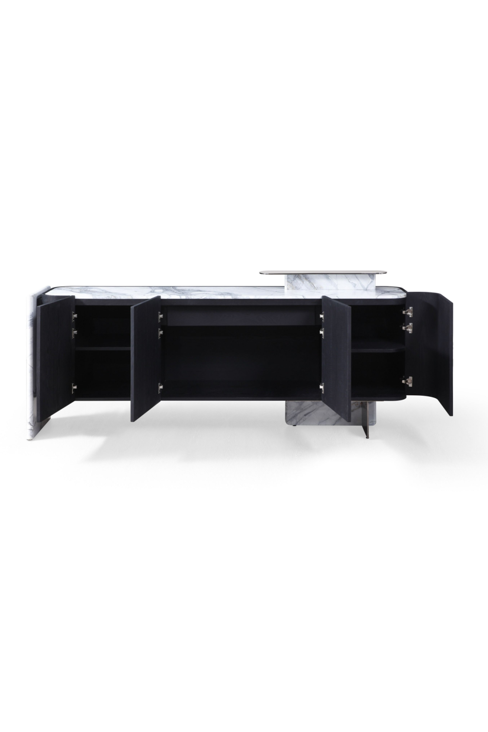 Black Oak 4-Door Sideboard | OROA Modern Broxburn | Oroa.com