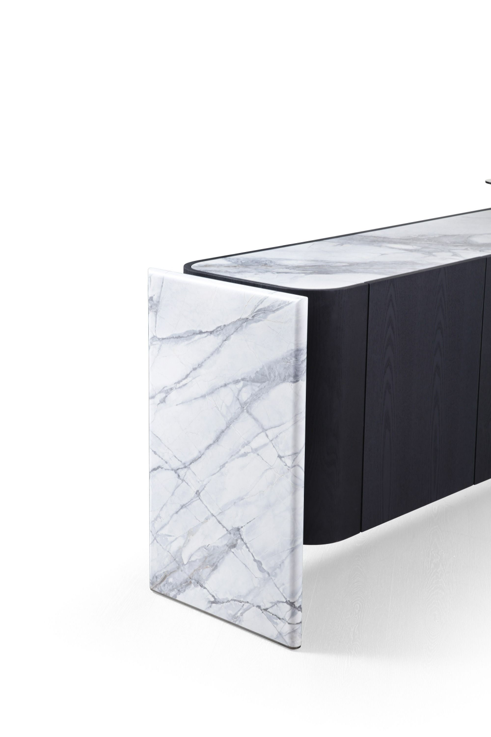 Black Oak 4-Door Sideboard | OROA Modern Broxburn | Oroa.com