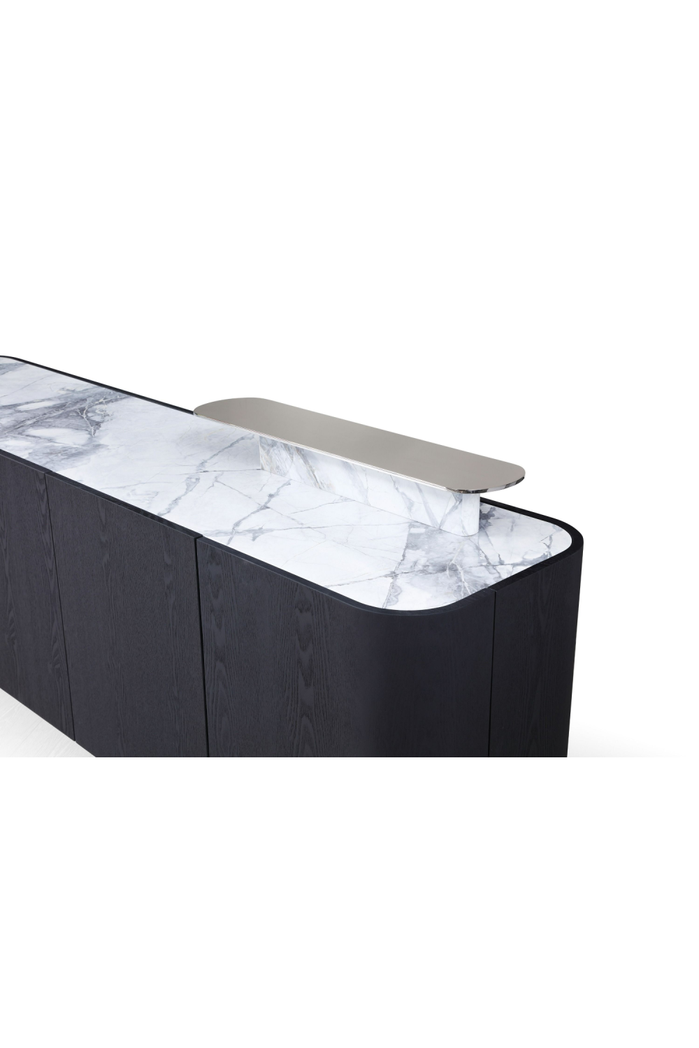 Black Oak 4-Door Sideboard | OROA Modern Broxburn | Oroa.com