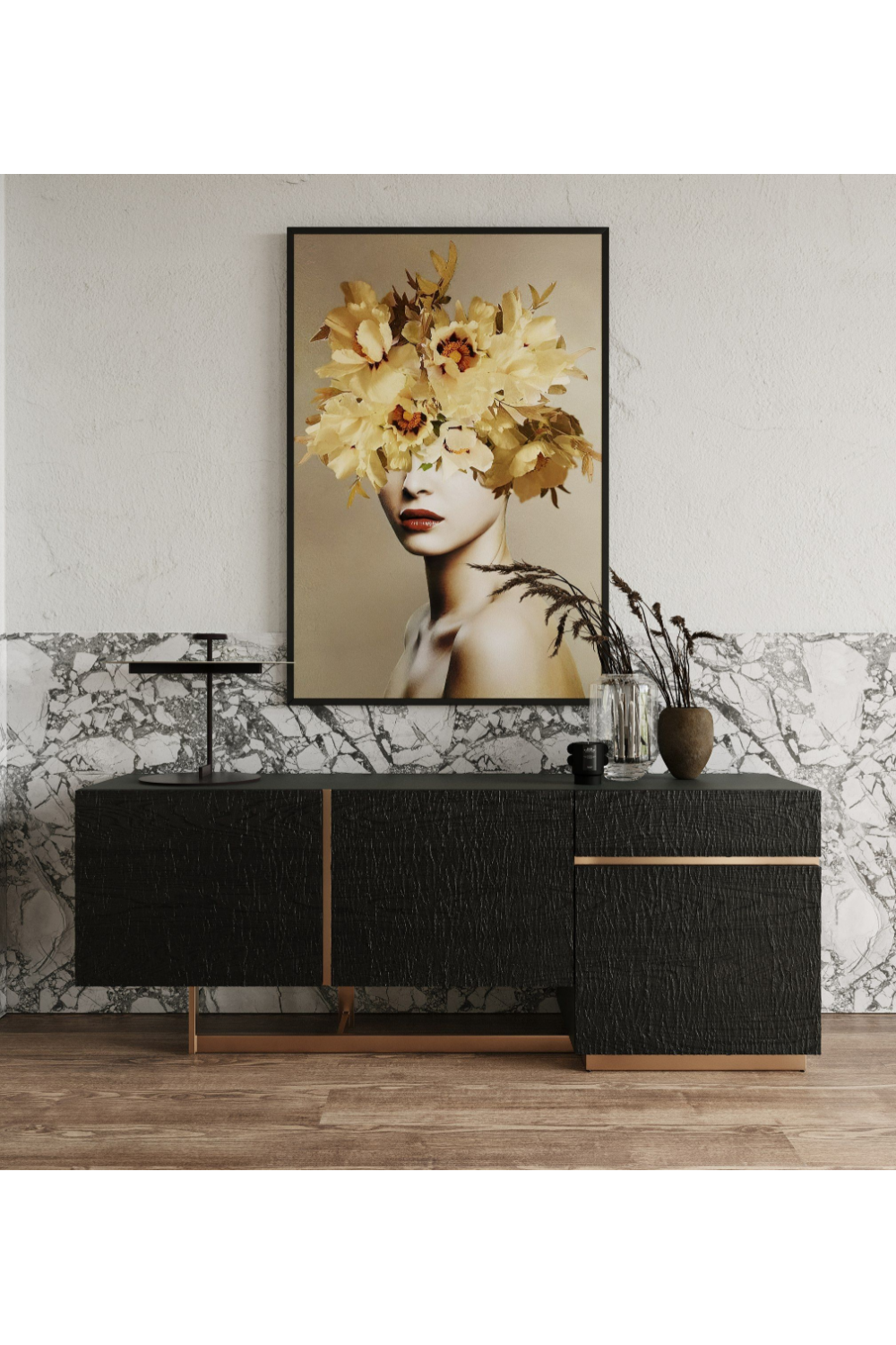 Black Ash Sideboard | OROA Modern Tasha | Oroa.com