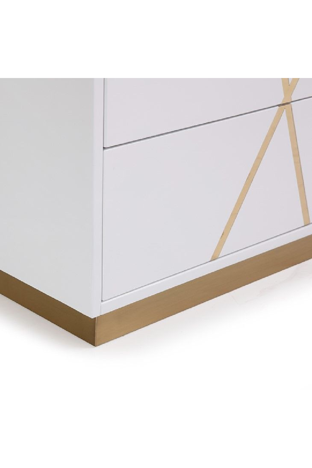 Glossy White 6-Drawer Dresser | Oroa.com