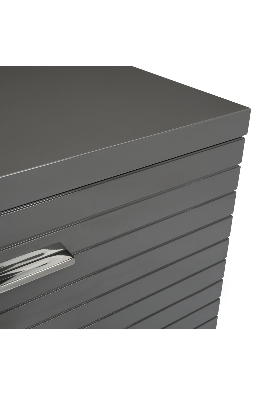 Gray Slatted 6-Drawer Dresser | OROA Modern Splendor | Oroa.com