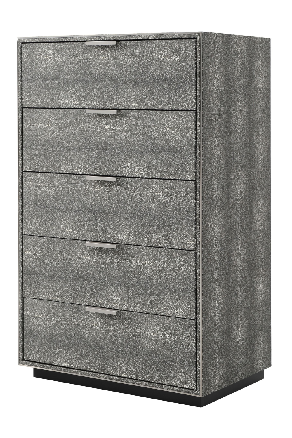 Dark Shagreen 5-Drawer Chest | Oroa.com