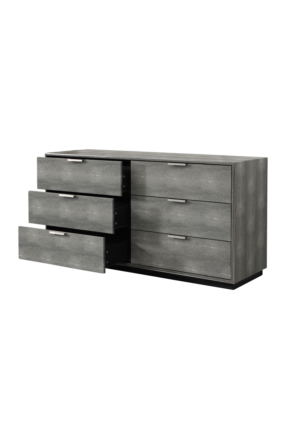 Dark Shagreen 6-Drawer Dresser | OROA Modern Dynasty | Oroa.com