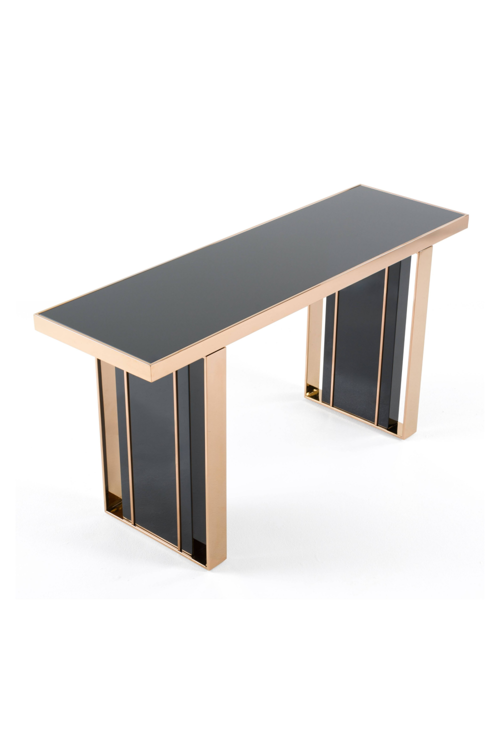 Black Glass Console Table | OROA Modern Cartier | Oroa.com