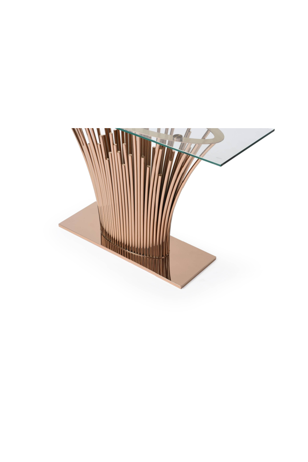 Rosegold Base Console Table | OROA Modern Paxton | Oroa.com