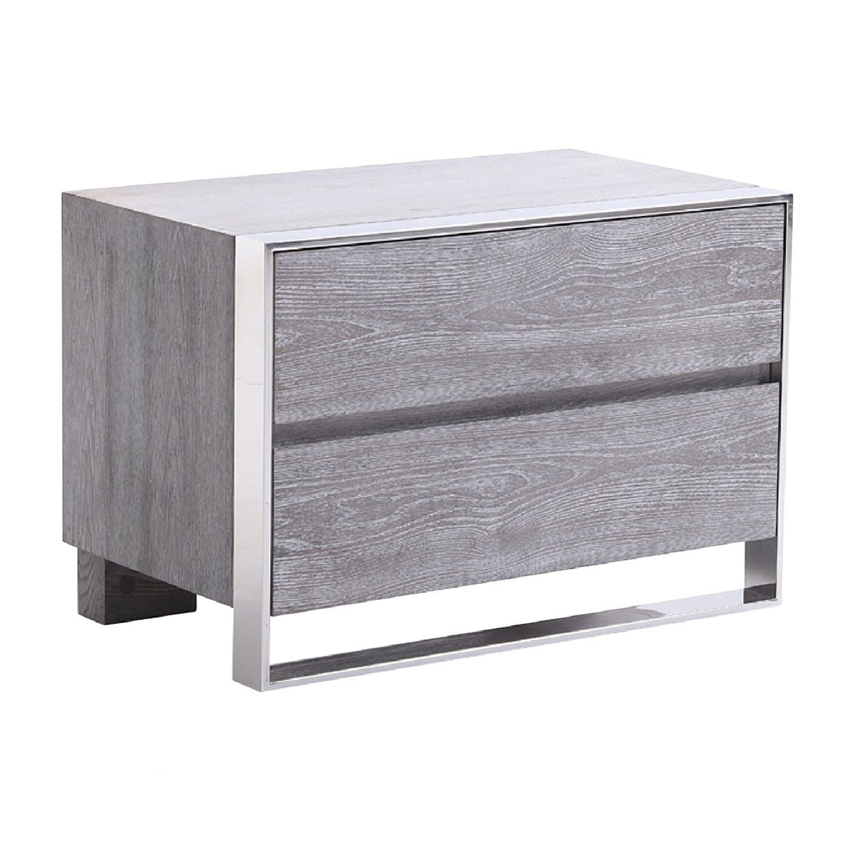 Gray Elm 4-Drawer Nightstand | OROA Modern Arlene
