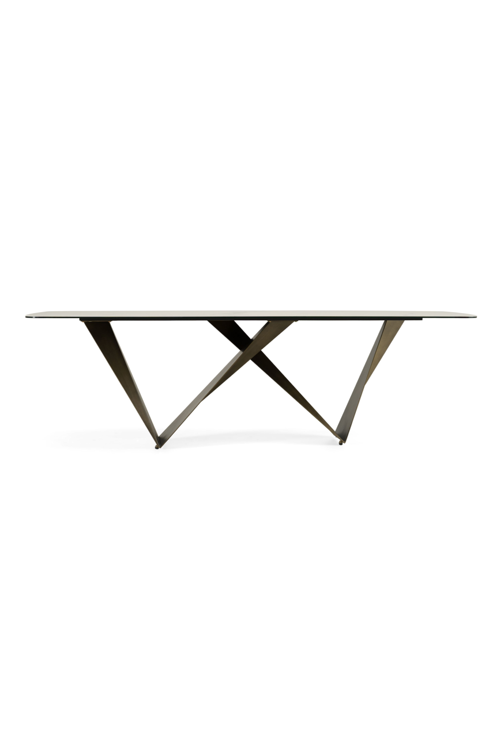 White Ceramic Dining Table | OROA Modern Melanie | Oroa.com