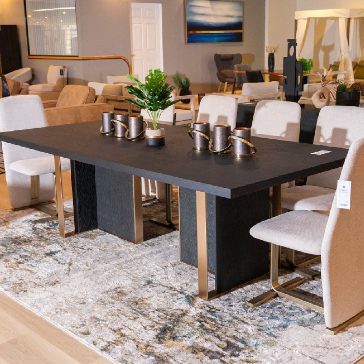 Black Ash Wood Dining Table – Tasha – alternate view 15