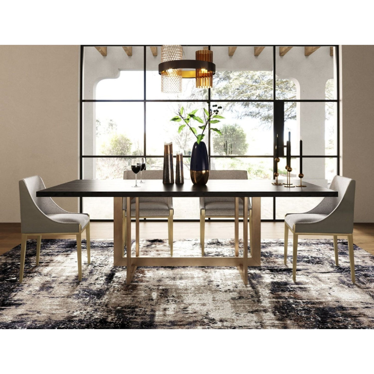 Black Ash Dining Table – Pike – alternate view 7