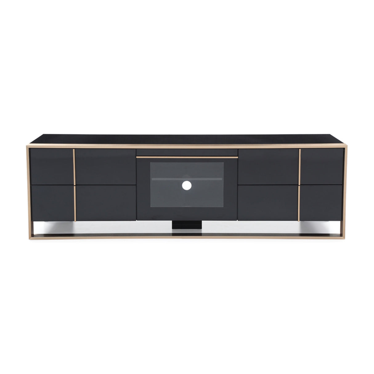 Black 4-Drawer TV Stand | OROA Modern Cartier