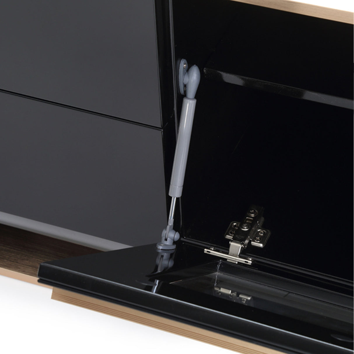 Black 4-Drawer TV Stand | OROA Modern Cartier