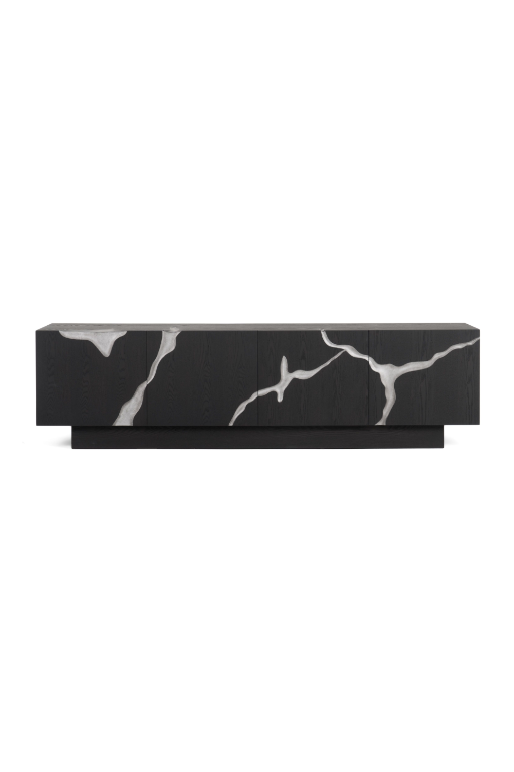 Matte Brown 4-Door TV Stand | OROA Modern Aspen | Oroa.com