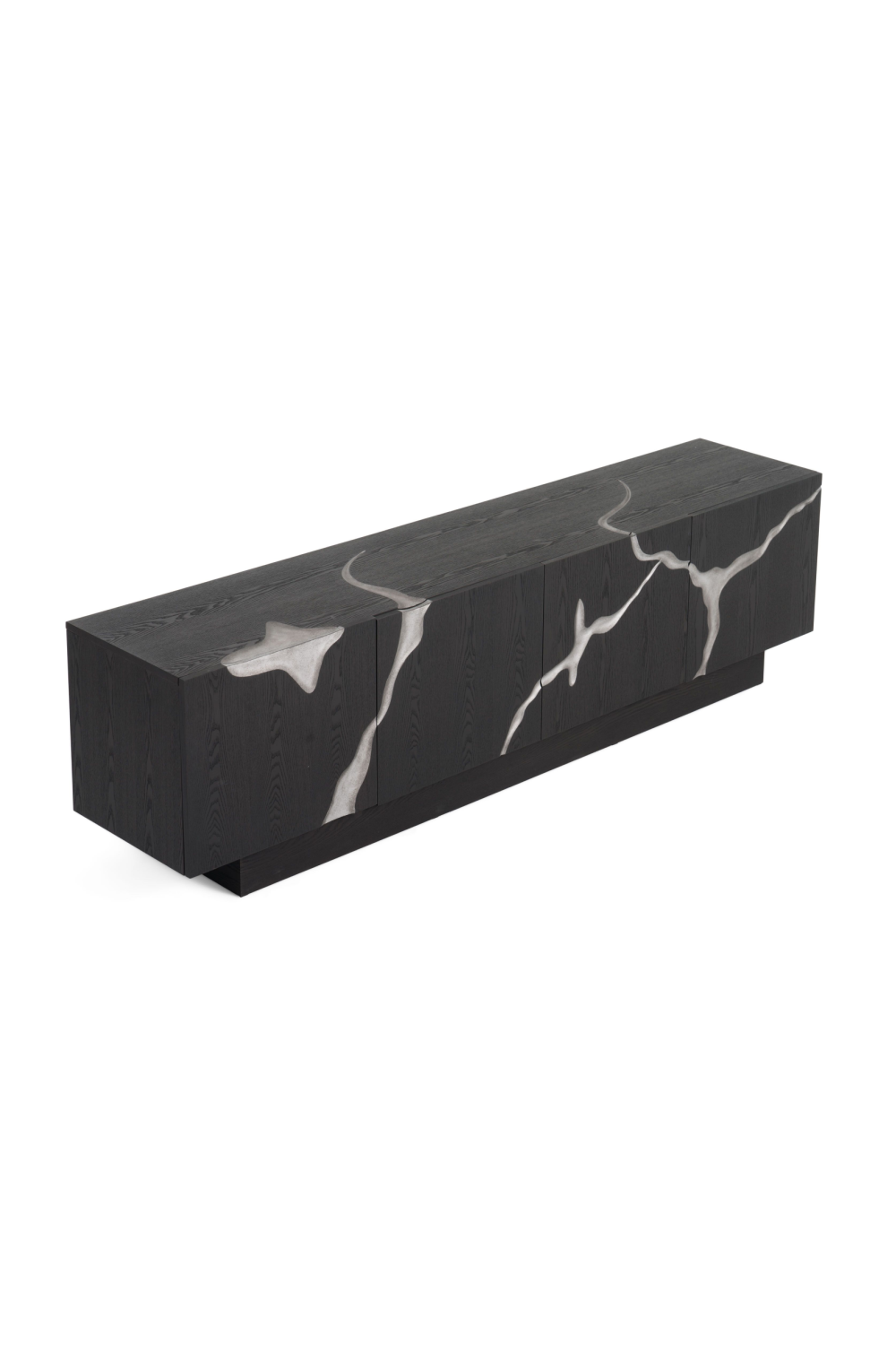 Matte Brown 4-Door TV Stand | OROA Modern Aspen | Oroa.com