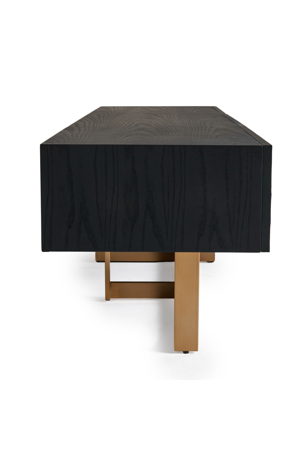 Black Ash 4-Drawer TV Stand | OROA Modern Tasha | Oroa.com