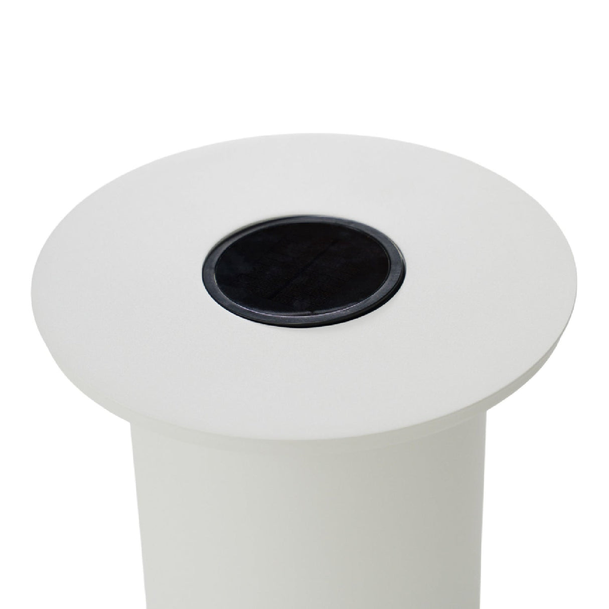 Outdoor White End Table with Solar Light S – Onza – alternate view 5