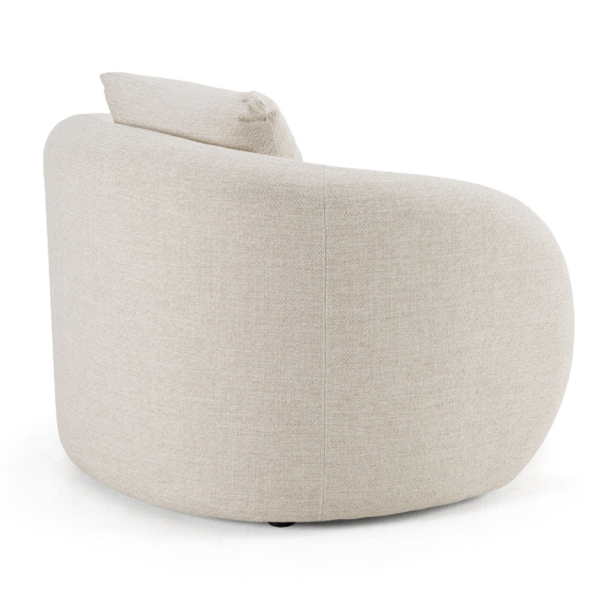 Beige Outdoor Lounge Chair – Tabarca – rear view