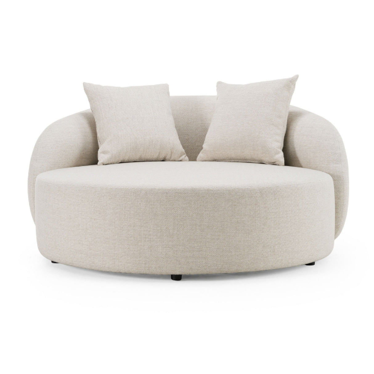 Beige Outdoor Daybed – Tabarca – front view