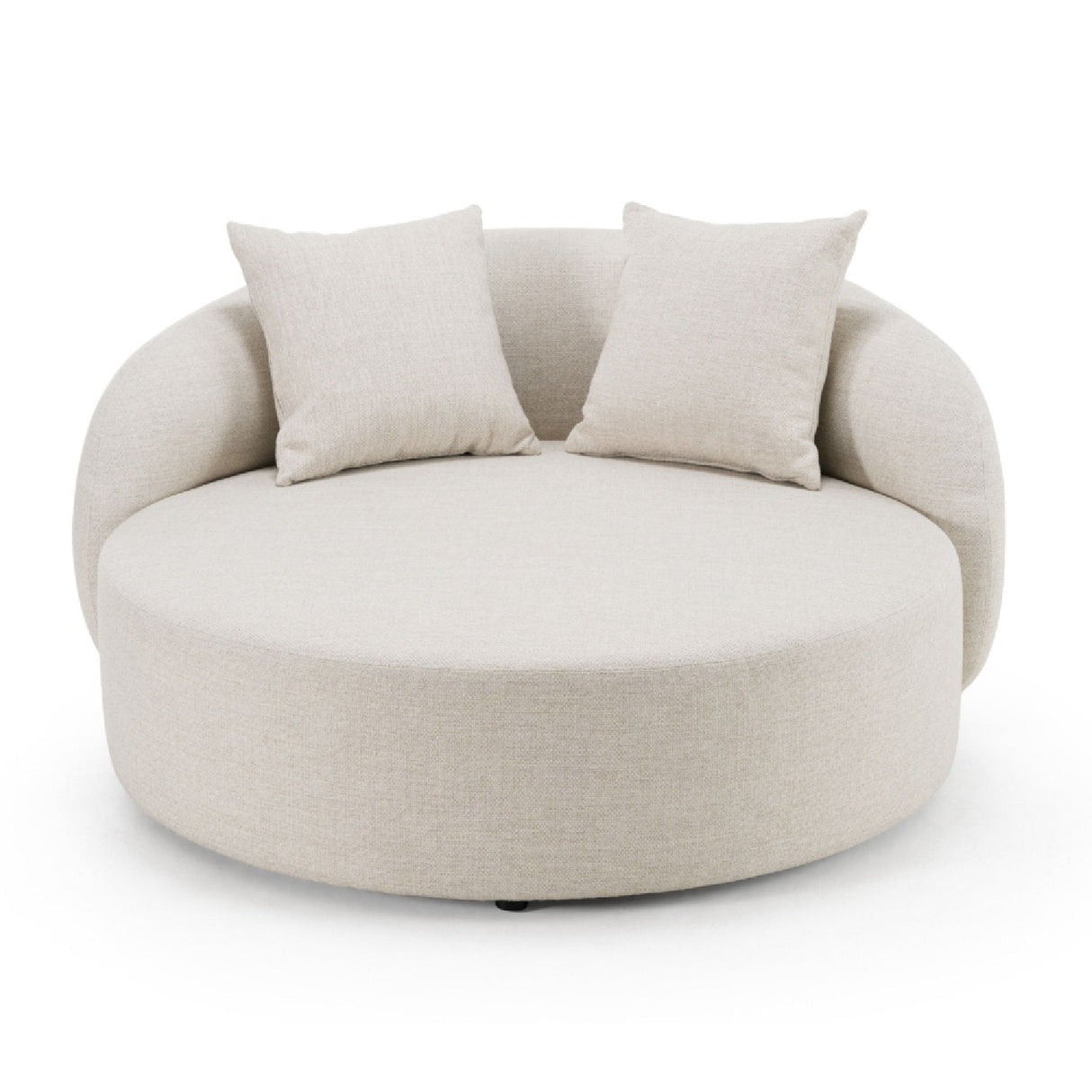 Beige Outdoor Daybed – Tabarca – rear view