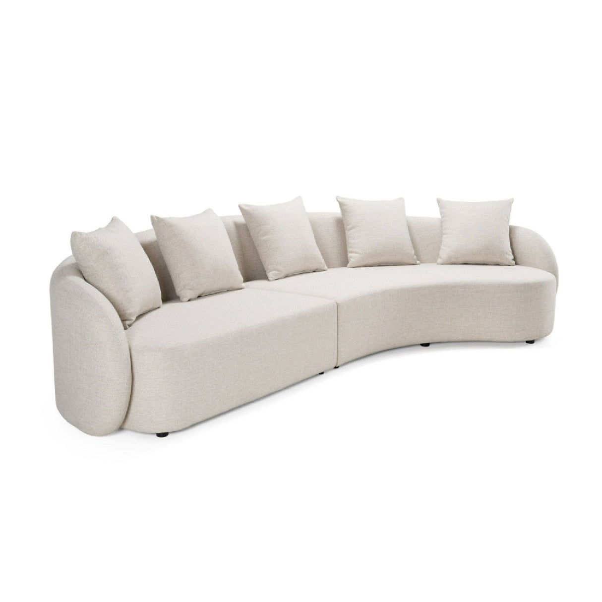 Beige Outdoor Sectional Sofa – Tabarca – side view