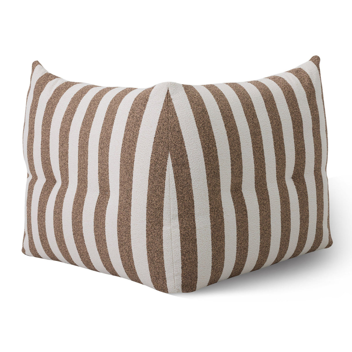 Brown Stripes Outdoor Corner Sofa | Oroa Modern Lanuza | Oroa.com