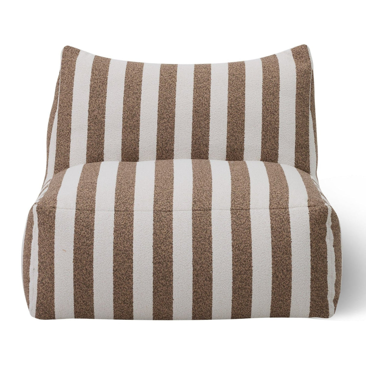 Brown Stripes Outdoor Armless Sofa | Oroa Modern Lanuza | Oroa.com