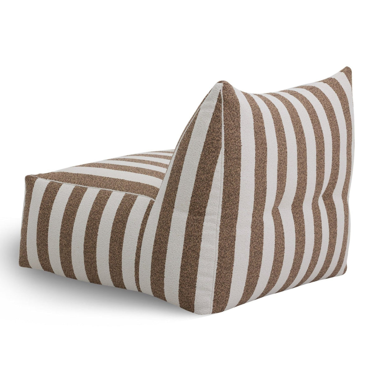 Brown Stripes Outdoor Armless Sofa | Oroa Modern Lanuza | Oroa.com