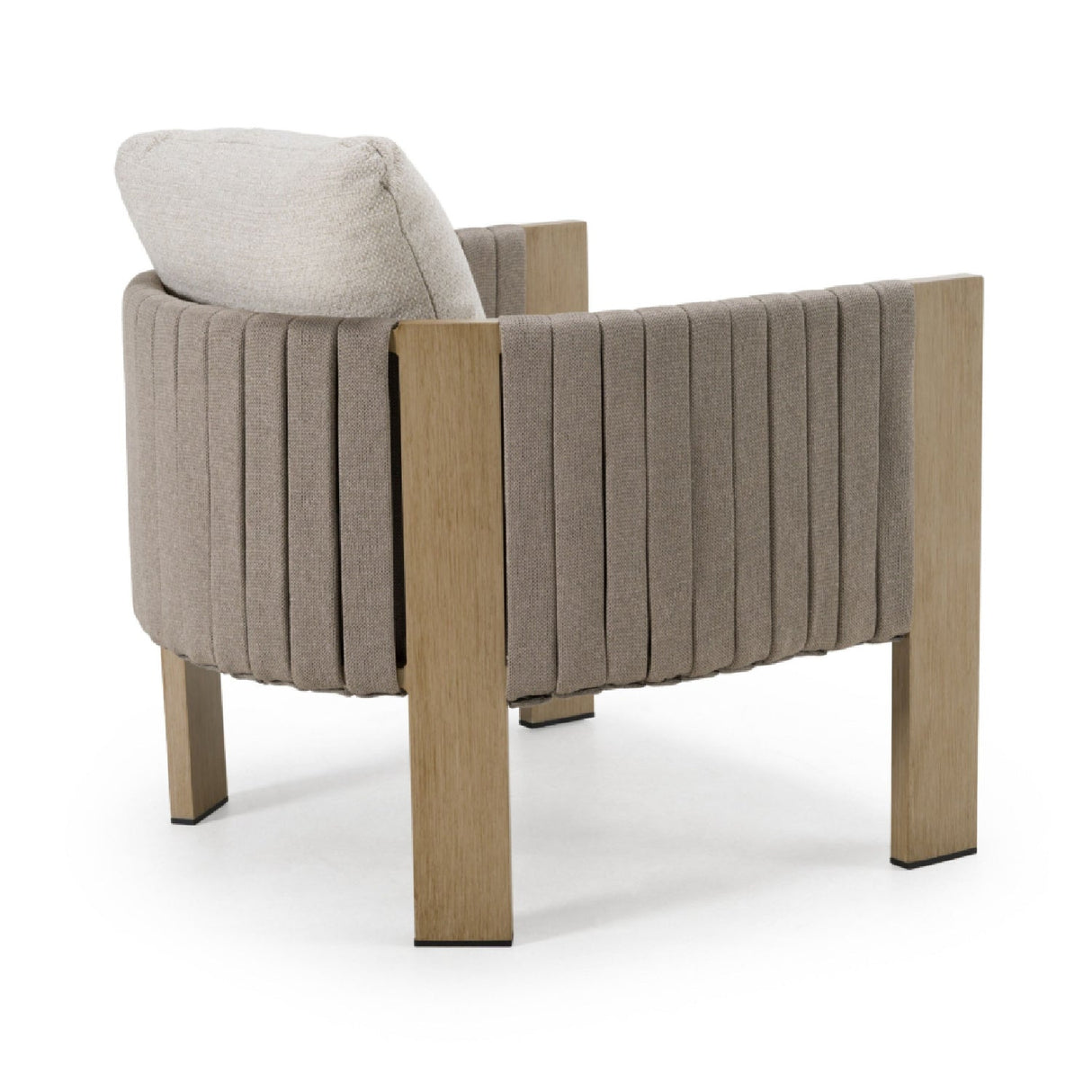 Gray Rope Outdoor Lounge Chair – Salvora – alternate view 5
