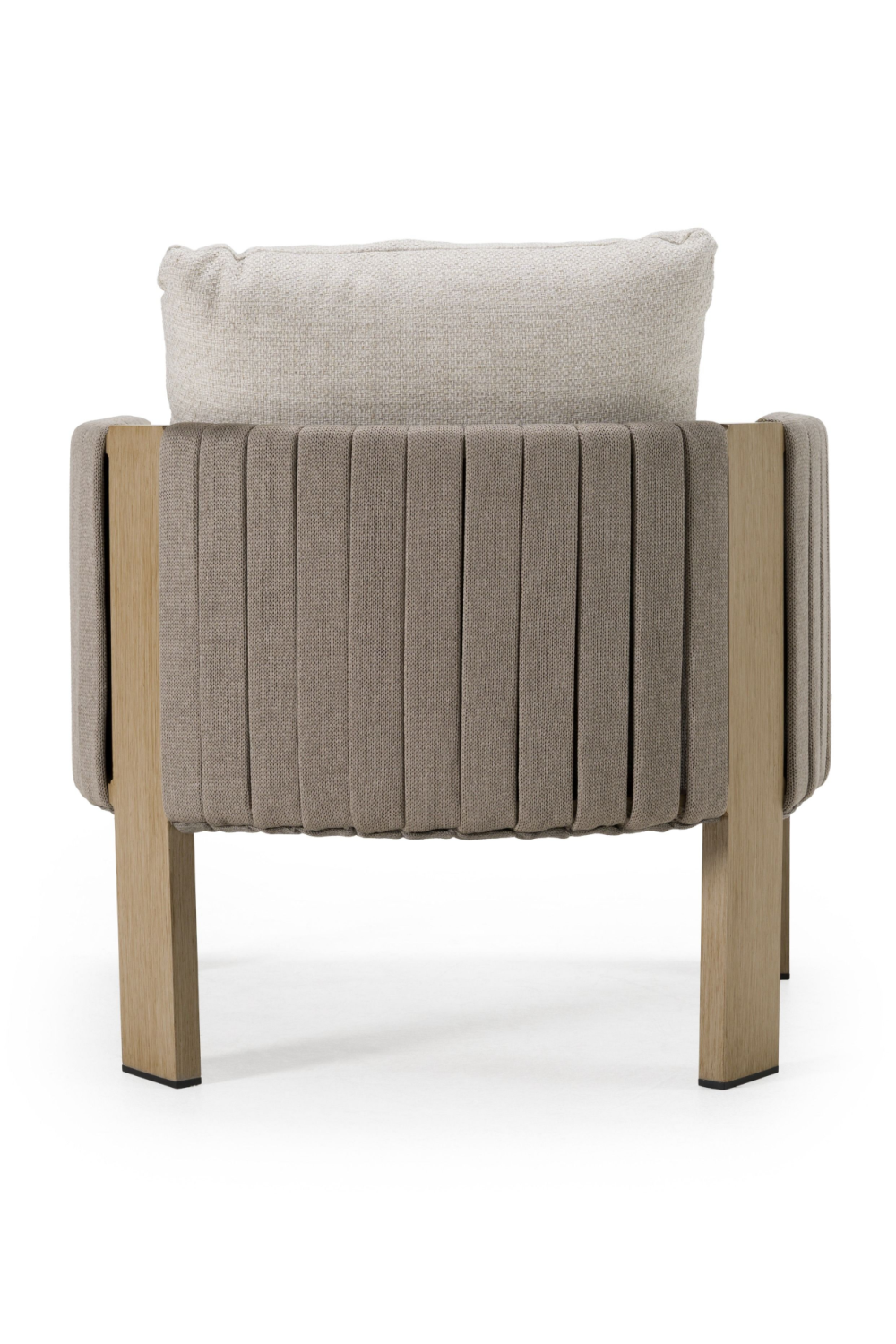 Gray Rope Outdoor Lounge Chair | OROA Modern Salvora | Oroa.com