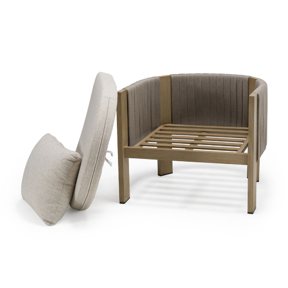 Gray Rope Outdoor Lounge Chair – Salvora – alternate view 7
