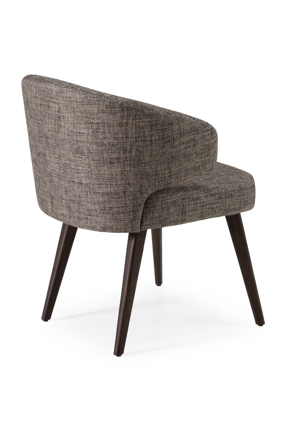 Gray Curved-Back Dining Chair | Oroa.com