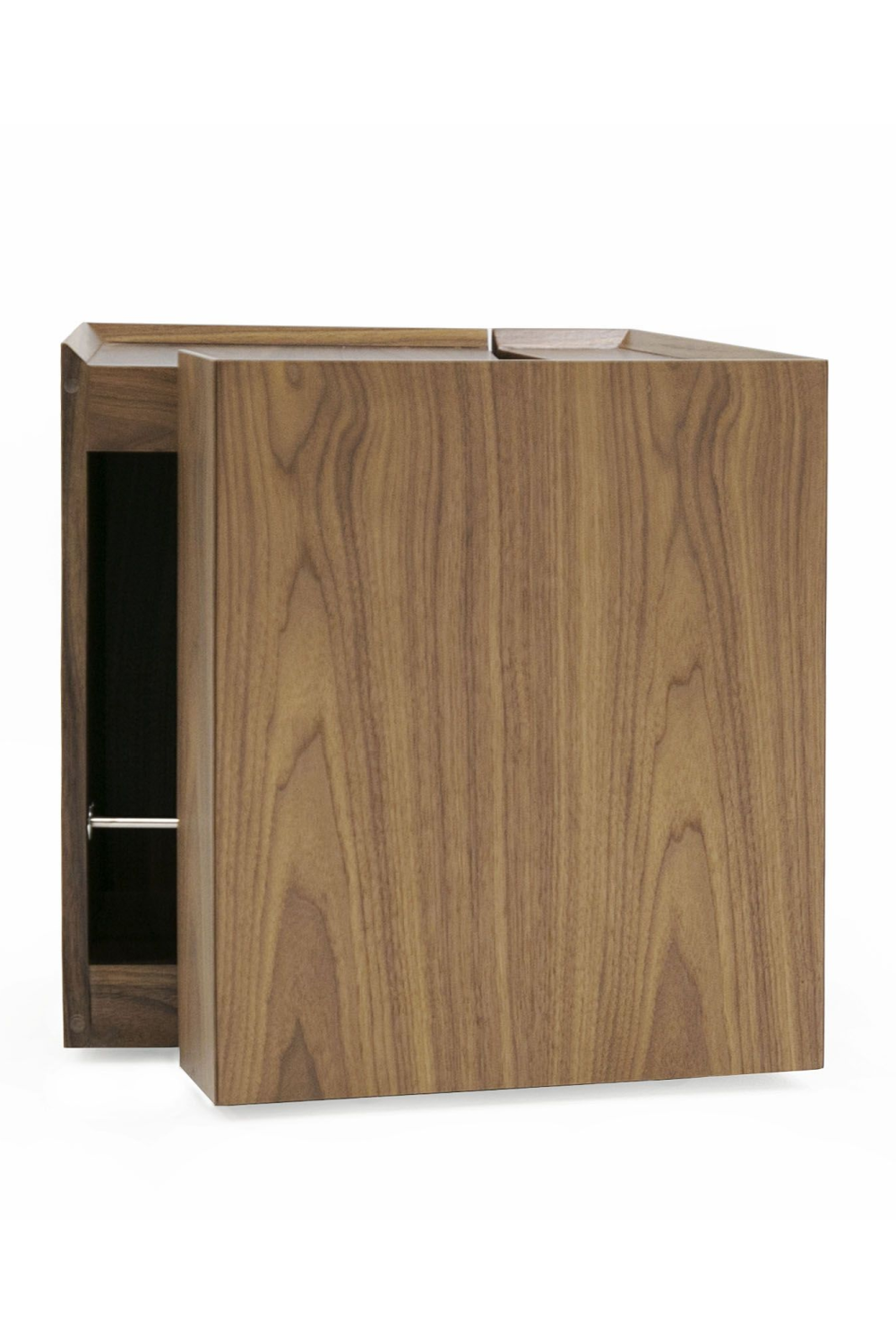 Wooden Storage Wheeled End Table | OROA Modern Delight | Oroa.com