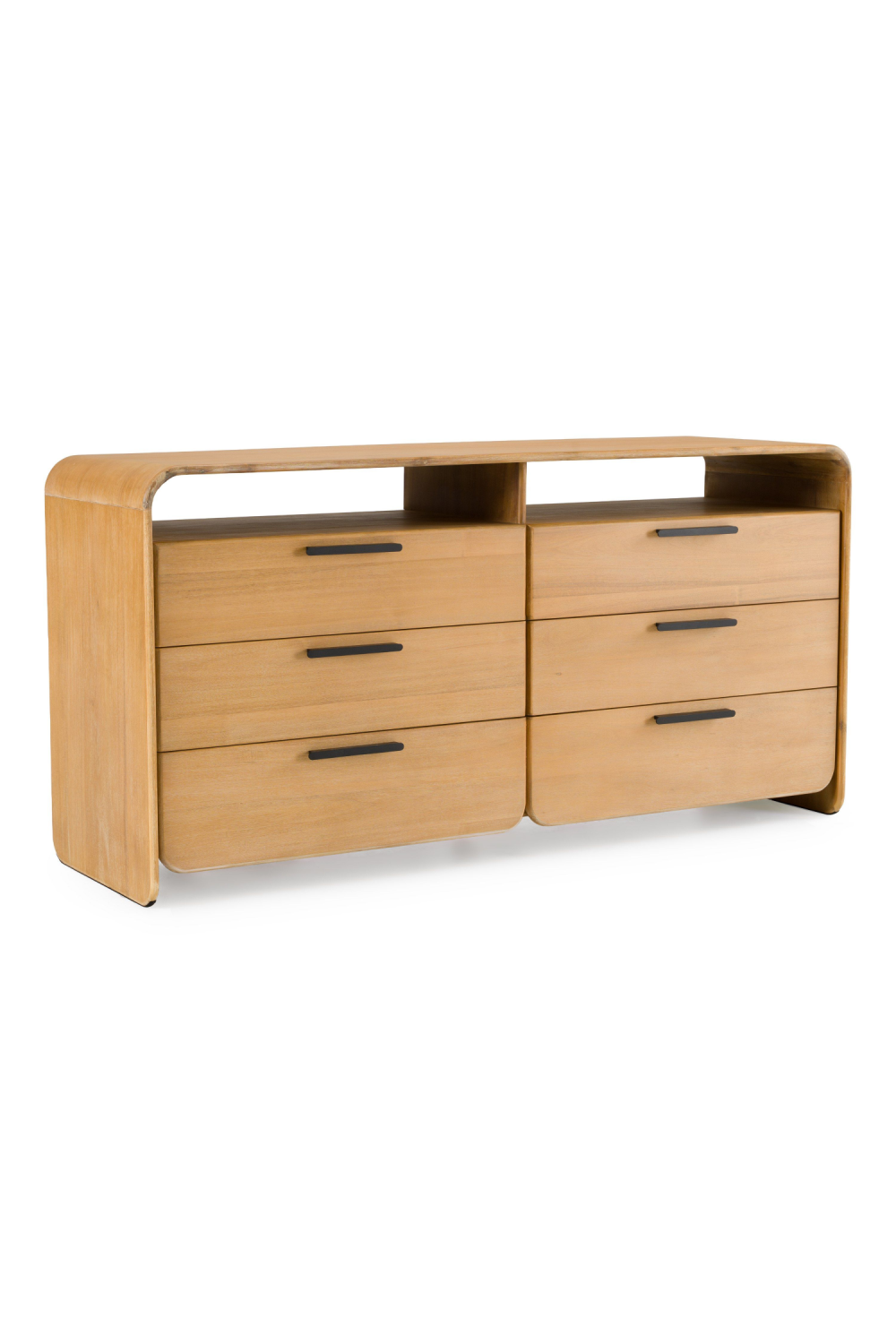 Natural Acacia 6-Drawer Dresser | Oroa.com