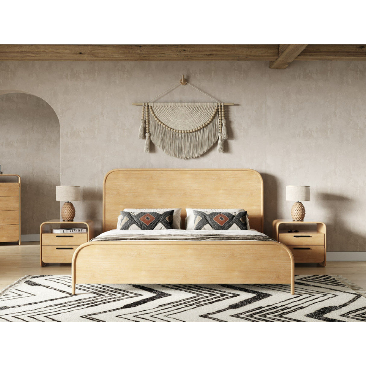 Natural Acacia Bed | Oroa.com