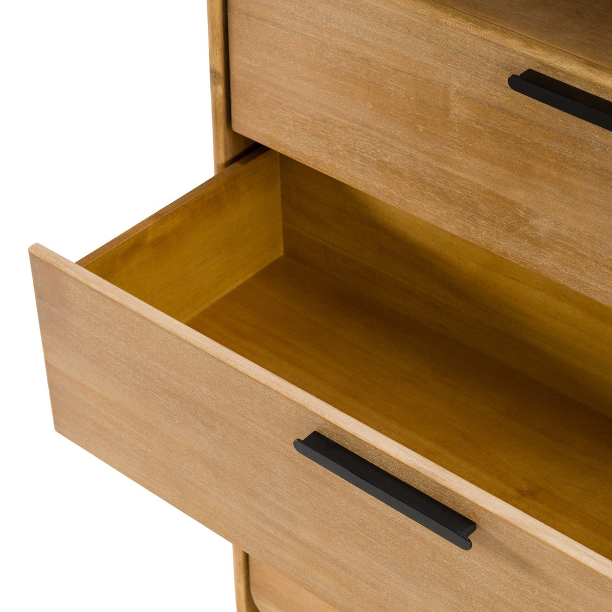 Natural Acacia 4-Drawer Chest | OROA Modern Dresden | Oroa.com