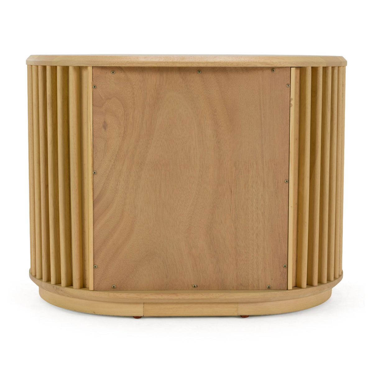 Oak Slatted 2-Drawer Nightstand | OROA Modern Kayce