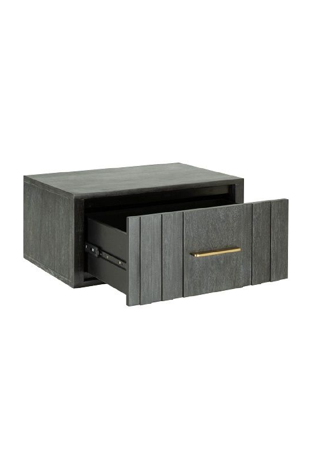 Gray Acacia 1-Drawer Nightstand | Oroa.com