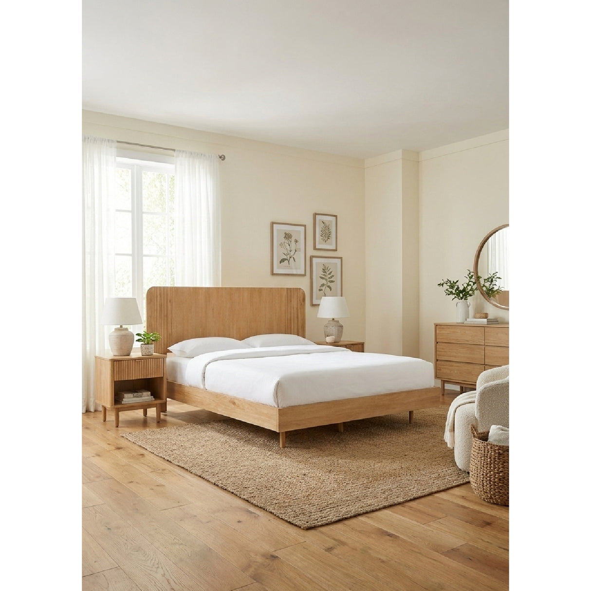 Natural Acacia Bed | Oroa.com