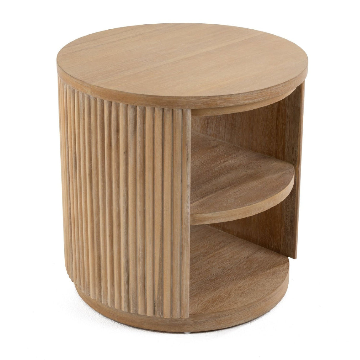 Natural Acacia End Table – Jacobson – alternate view 5